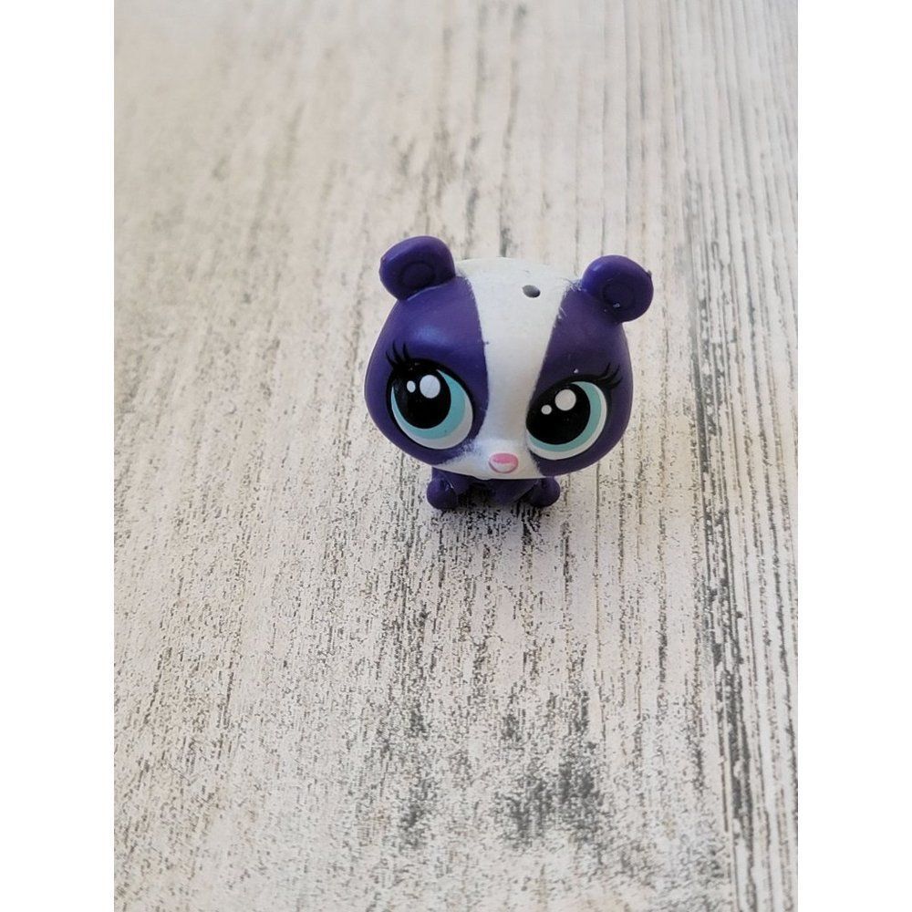 Mini LPS purple panda Littlest Pet Shop‎ toy figure